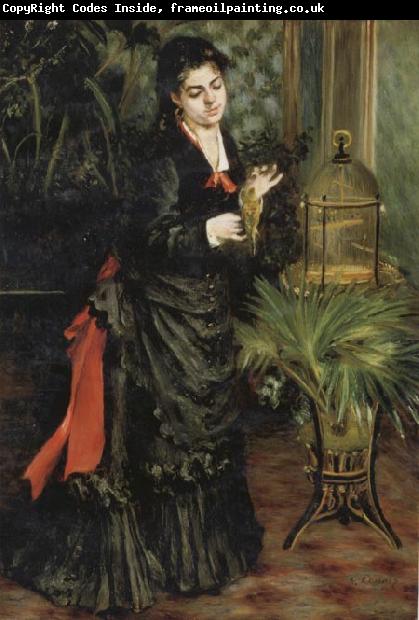 Pierre Renoir Woman with a Parrot(Henriette Darras)